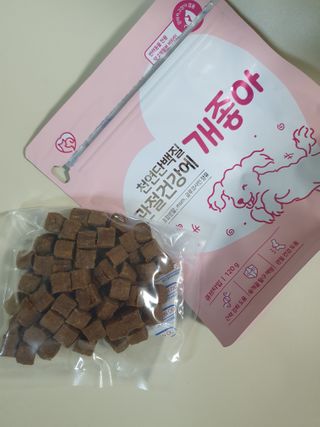 My Pet Care 천연단백질 관절건강에 개좋아 — 5점을 준 리뷰어가 2020년 12월 올린 사용 사진