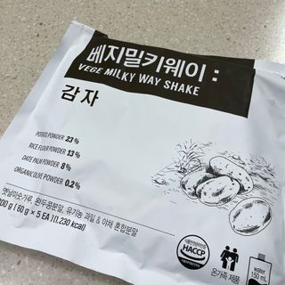 클린24시간 베지밀키웨이 감자 쉐이크 1세트 (5개) — 5점을 준 리뷰어가 2022년 9월 올린 사용 사진