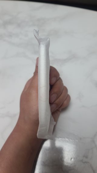 나무드 [유한킴벌리] 좋은느낌 유기농 순면 린넨블렌딩 생리대,롱라이너 중형 36매 1개 + 대형 32매 1개 — 5점을 준 리뷰어가 2021년 10월 올린 사용 사진