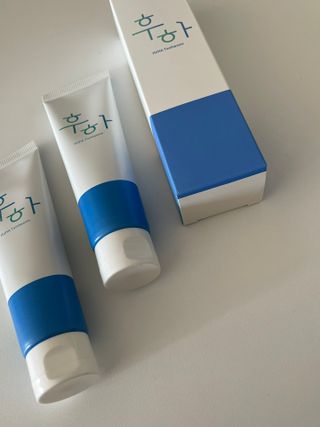 [심폐소생소] 무불소 임산부 천연 치약 — 5점을 준 리뷰어가 2021년 10월 올린 사용 사진