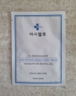 닥터마시멜로 닥터마스멜로 마블러스 아쿠아 클리닉 마스크 — 5점을 준 리뷰어가 2021년 2월 올린 사용 사진