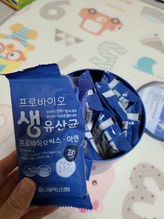 서울약사신협_프로바이오생유산균_2.5G x 100포 — 5점을 준 리뷰어가 2021년 6월 올린 사용 사진