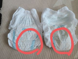 오브맘 밤 프리미엄 아기 기저귀 팬티형 밴드형 — 5점을 준 리뷰어가 2020년 12월 올린 사용 사진