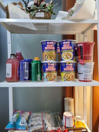 NISSIN 닛신 컵누들  4종 - 씨푸드오리지날, 씨푸드 스파이시, 씨푸드 커리, 씨푸드 XO소스 — 5점을 준 리뷰어가 2022년 5월 올린 사용 사진