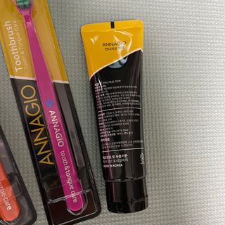 [지오클린] 안나지오 구취케어  기능성 치약 칫솔 세트 (칫솔 5 개+치약 100g 1 개 ) — 5점을 준 리뷰어가 2022년 7월 올린 사용 사진