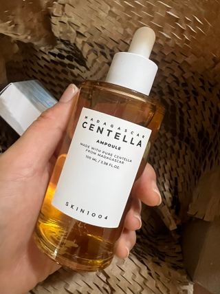 [스킨1004] 마다가스카르 센텔라 앰플 100ml — 5점을 준 리뷰어가 2024년 5월 올린 사용 사진