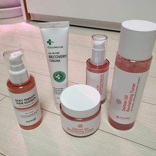 아이앤립 / EYENLIP 아이앤립 연어오일 리바이탈라이징 토너+앰플+크림 3종 세트 — 5점을 준 리뷰어가 2021년 6월 올린 사용 사진