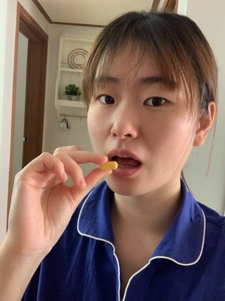 [경남제약헬스케어] 런칭기념 케어플러스 B로날린 1,000mg X 60정(2개월분)/비타민B군 — 4.5점을 준 리뷰어가 2023년 10월 올린 사용 사진
