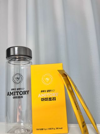 주식회사 씨크릿비에프랩 마시는 아미노산 아미토리 열대과일맛 14포 [1포, 5g / 보틀증정] — 5점을 준 리뷰어가 2022년 12월 올린 사용 사진