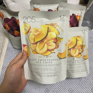 딜라이트 프로젝트 원물칩 2종 6ea(비트 믹스칩, 단호박 믹스칩) — 4.5점을 준 리뷰어가 2022년 4월 올린 사용 사진