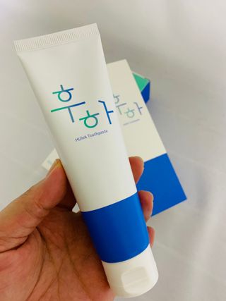 [심폐소생소] 무불소 임산부 천연 치약 — 5점을 준 리뷰어가 2021년 9월 올린 사용 사진