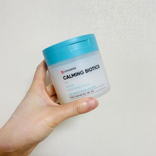 리더스코스메틱 리더스 카밍 바이오틱스 퀵 수딩 패드 — 5점을 준 리뷰어가 2022년 8월 올린 사용 사진