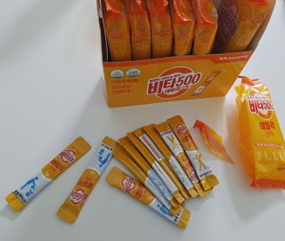 [광동제약] 비타500데일리스틱70포&굿즈3종 — 5점을 준 리뷰어가 2021년 10월 올린 사용 사진
