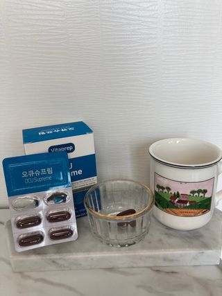 뉴트리션팩토리 비타프렙 오큐슈프림 루테인 오메가3 1050mg — 5점을 준 리뷰어가 2021년 6월 올린 사용 사진