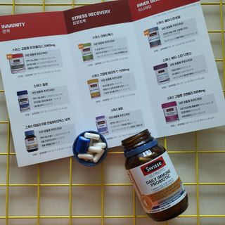 Swisse 스위스 데일리 이뮨 프로바이오틱스 10억, 30정 — 5점을 준 리뷰어가 2021년 3월 올린 사용 사진
