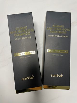썸헤어 / SUMHAIR 썸헤어  써밋 안티 헤어로스 샴푸+트리트먼트 — 4.5점을 준 리뷰어가 2021년 6월 올린 사용 사진