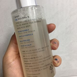화이트리 비움 약산성 클렌징젤 ,마일드 필링젤 세트 — 4.5점을 준 리뷰어가 2021년 1월 올린 사용 사진