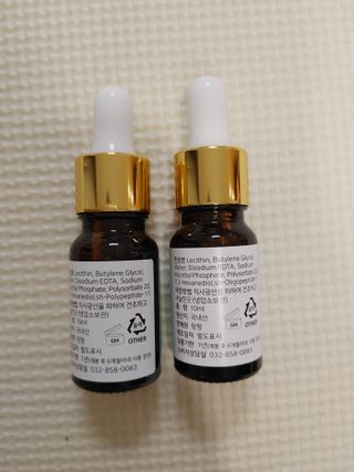 랑팡 EGF+FGF 10ppm 리포좀 앰플 원액 10ml — 5점을 준 리뷰어가 2021년 10월 올린 사용 사진