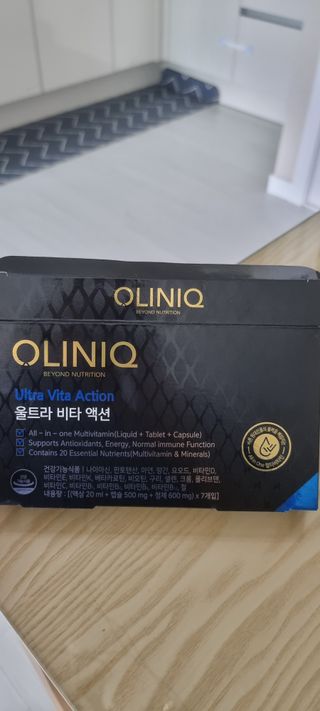 올리닉 울트라비타액션 — 5점을 준 리뷰어가 2021년 10월 올린 사용 사진