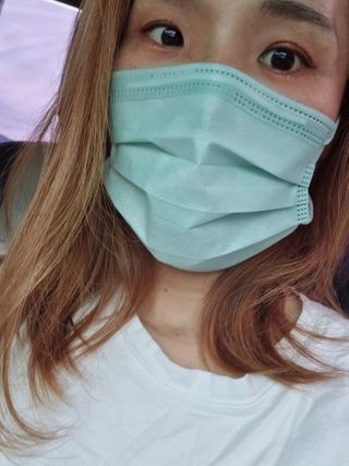 에어에이드 컬러 덴탈 마스크 — 5점을 준 리뷰어가 2021년 8월 올린 사용 사진