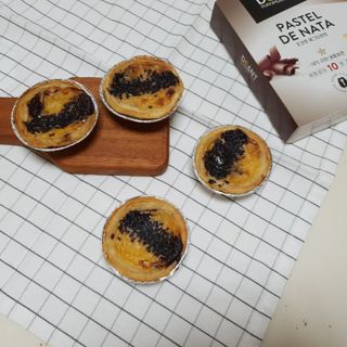 디앙뜨 포르투갈 에그타르트 오리지널 맛+패션후르츠+초콜릿타르트 맛 중 택1 — 5점을 준 리뷰어가 2021년 7월 올린 사용 사진