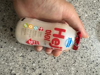 덴마크 *[구매평]하이(Hej!) 브랜드 패키지(요구르트, 그릭요거트) — 5점을 준 리뷰어가 2025년 8월 올린 사용 사진