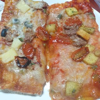 브라잇벨리 비건피자 [노밋피자알로하 & 노밋피자포테이토] 2가지맛 — 4점을 준 리뷰어가 2022년 7월 올린 사용 사진