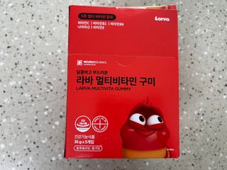 [푸름웰니스] 라바 멀티비타민 구미 36g — 4.5점을 준 리뷰어가 2022년 1월 올린 사용 사진