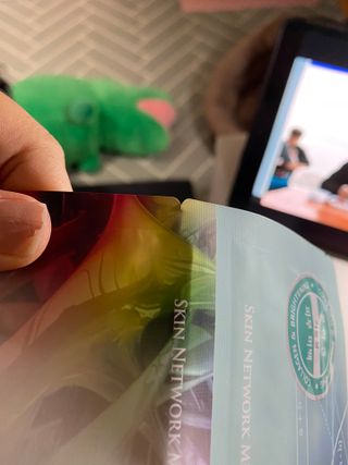 애디팬더 바이오시트앰플 기능성 마스크팩 — 5점을 준 리뷰어가 2021년 5월 올린 사용 사진