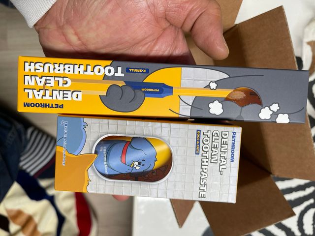 PETHROOM DENTAL CARE SET 페스룸 덴탈 케어 세트 / 덴탈 클린 칫솔 + 덴탈 클린 치약 리뷰 사진