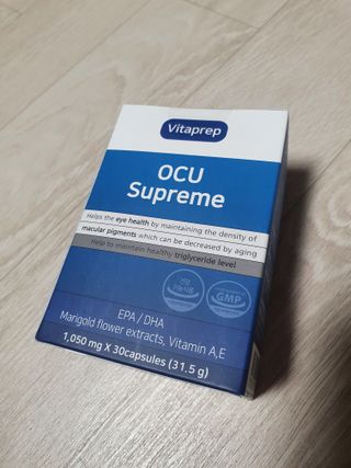 뉴트리션팩토리 비타프렙 오큐슈프림 루테인 오메가3 1050mg — 5점을 준 리뷰어가 2021년 10월 올린 사용 사진