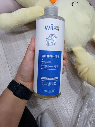 위케어 천연 주방세세, 에어프라이어세제, 다목적세정제, 발포텀블러세정제 — 5점을 준 리뷰어가 2021년 2월 올린 사용 사진