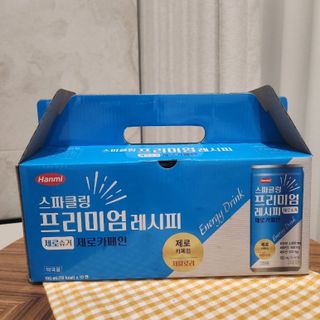 한미사이언스 [한미] 스파클링 프리미엄 레시피 (카페인, 제로카페인 2종)각5개총10개제공 — 5점을 준 리뷰어가 2025년 1월 올린 사용 사진