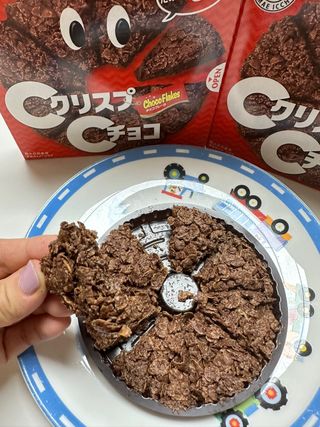 NISSIN 닛신 크리스피 초코 — 5점을 준 리뷰어가 2023년 1월 올린 사용 사진