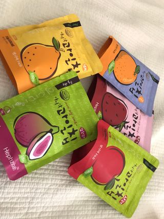 아비삭과일칩 5종 /딸기,사과,배,귤,무화과 5종 — 5점을 준 리뷰어가 2021년 4월 올린 사용 사진