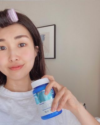 팜스테이 콜라겐 워터 풀 모이스트 크림 앰플 — 4.5점을 준 리뷰어가 2022년 4월 올린 사용 사진
