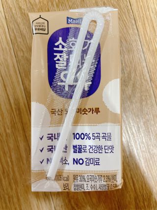 소화가 잘되는 우유 국산 5곡 미숫가루 — 5점을 준 리뷰어가 2021년 9월 올린 사용 사진