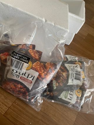 한성기업 무볼레 왕건더기 볶음밥 묵은지삼겹살 — 4점을 준 리뷰어가 2021년 10월 올린 사용 사진