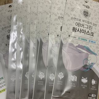 에버그린 순면 끈조절 KF80 마스크 - 화이트/블랙 컬러 대형 - 10매 — 5점을 준 리뷰어가 2021년 6월 올린 사용 사진