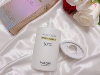 아이레시피 모이스트터치 스포츠 선밀크 50ml (SPF50+ PA+++) — 5점을 준 리뷰어가 2023년 6월 올린 사용 사진