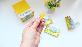 마요라 히말라야 솔트 캔디 2종-페퍼민트 맛, 라임민트 맛 — 5점을 준 리뷰어가 2023년 1월 올린 사용 사진