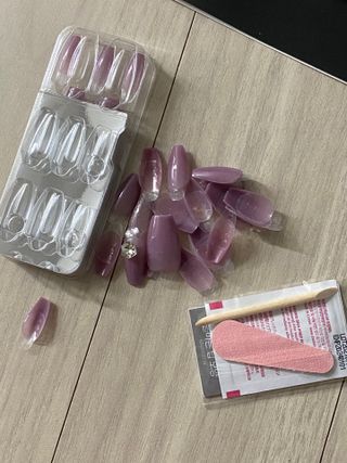 데싱디바 매직프레스 가을매니 코핀 5종 중 택1 — 5점을 준 리뷰어가 2021년 10월 올린 사용 사진