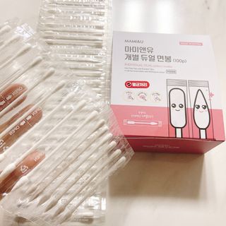마미앤유 개별 듀얼면봉 — 5점을 준 리뷰어가 2022년 2월 올린 사용 사진