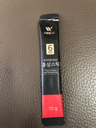 [푸름웰니스] 프리미엄 6년근 홍삼스틱 3mg x 100포 — 5점을 준 리뷰어가 2022년 3월 올린 사용 사진