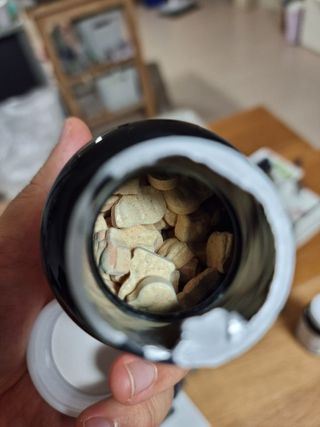 네이처스플러스 애니멀퍼레이드 면역 아연 (60정) — 5점을 준 리뷰어가 2022년 8월 올린 사용 사진