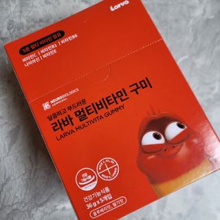 [푸름웰니스] 라바 멀티비타민 구미 36g — 5점을 준 리뷰어가 2022년 2월 올린 사용 사진