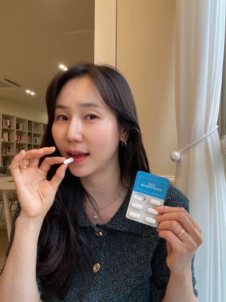 MF[뷰트리]  멜라 솔루션 화이트정 (의약외품) — 5점을 준 리뷰어가 2024년 7월 올린 사용 사진
