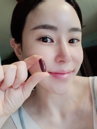 뉴트리션팩토리 비타프렙 오큐슈프림 루테인 오메가3 1050mg — 5점을 준 리뷰어가 2021년 6월 올린 사용 사진