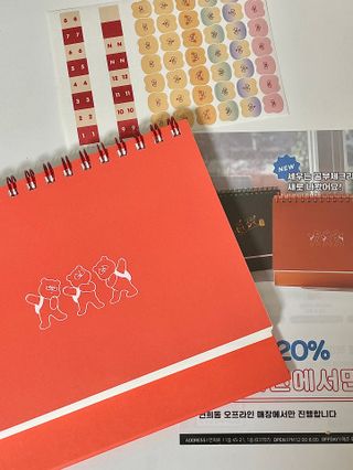 리훈 곰부 세우는 체크리스트 위클리 탁상 플래너 주간 일주일 계획표 — 5점을 준 리뷰어가 2023년 2월 올린 사용 사진