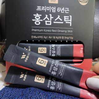 [푸름웰니스] 프리미엄 6년근 홍삼스틱 3mg x 100포 — 5점을 준 리뷰어가 2022년 4월 올린 사용 사진